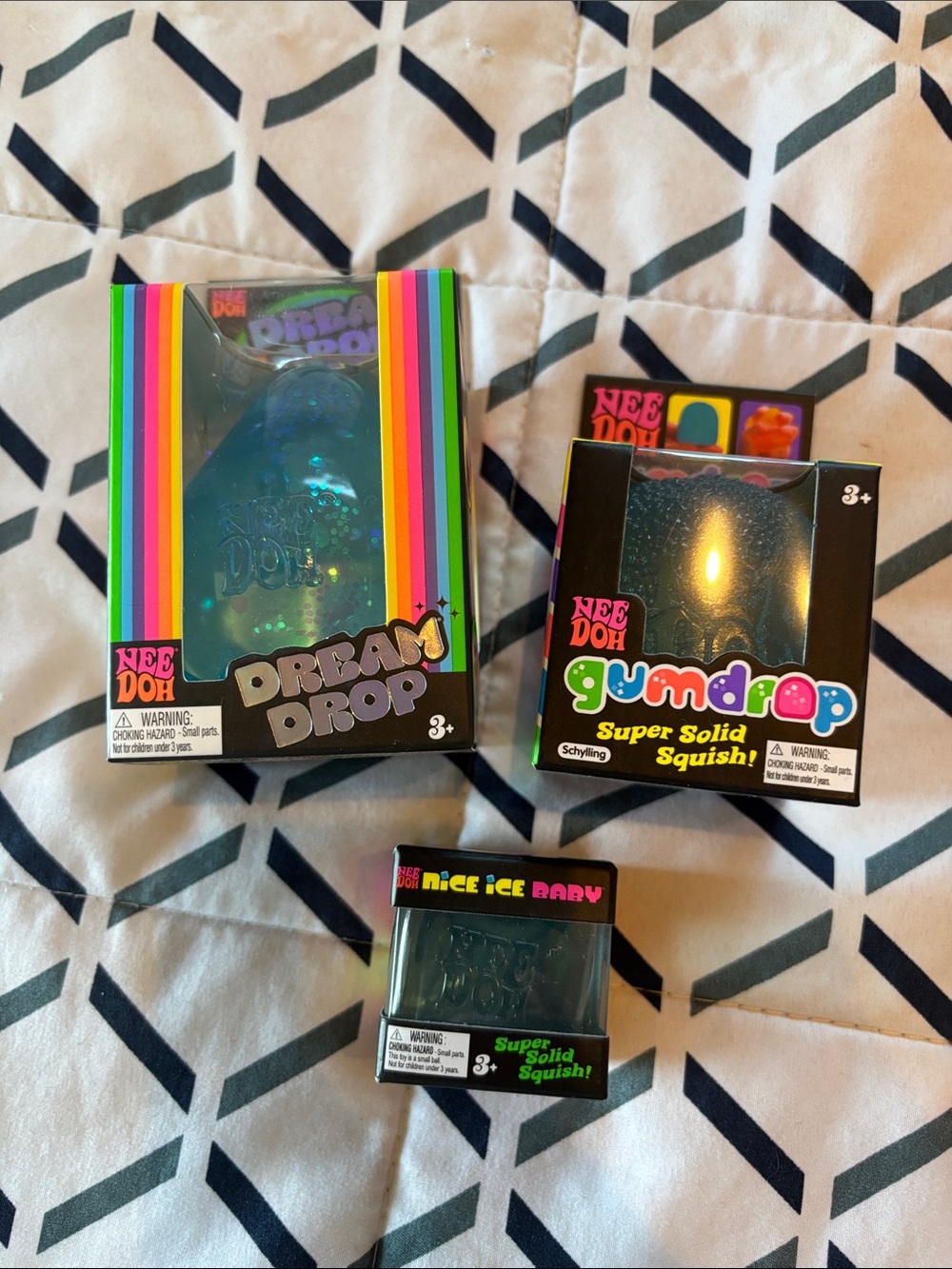 NeeDoh Dream Drop & Gumdrop Squishies — Blue